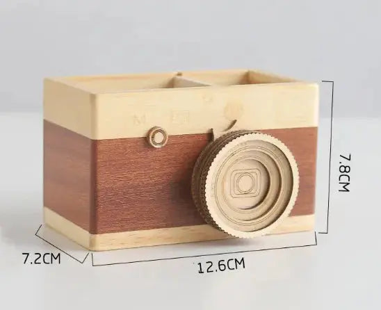 Wooden Camera Pen Holder Anansi Digital