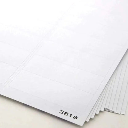 White Address Labels 1″ X 2 5/8″ (300/Pack) Anansi Digital